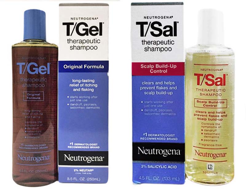 Neutrogena T/Sal Therapeutic chứa Acid Salicylic tốt cho da đầu bị á sừng