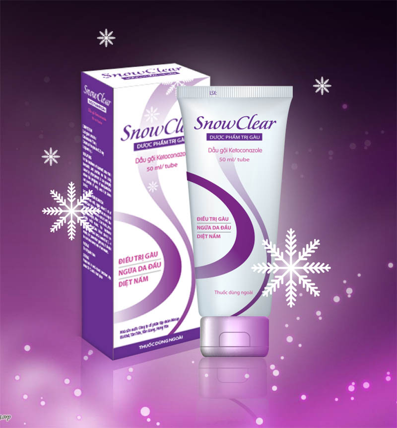 Dầu gội dành cho người bị vảy nến Snow Clear