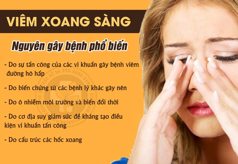 Nguyên nhân viêm xoang sàng sau