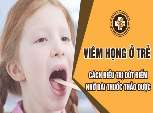 Viêm họng ở trẻ em