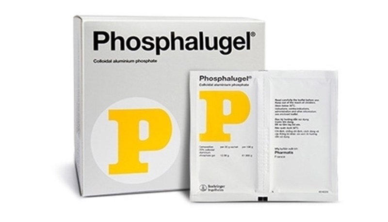 Phosphalugel được sử dụng thường xuyên để bao niêm mạc dạ dày trong các trường hợp trào ngược