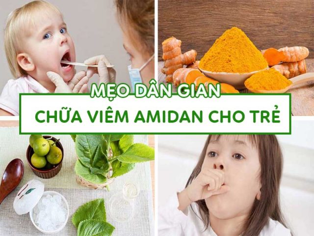 Cách chữa viêm amidan cho trẻ tại nhà