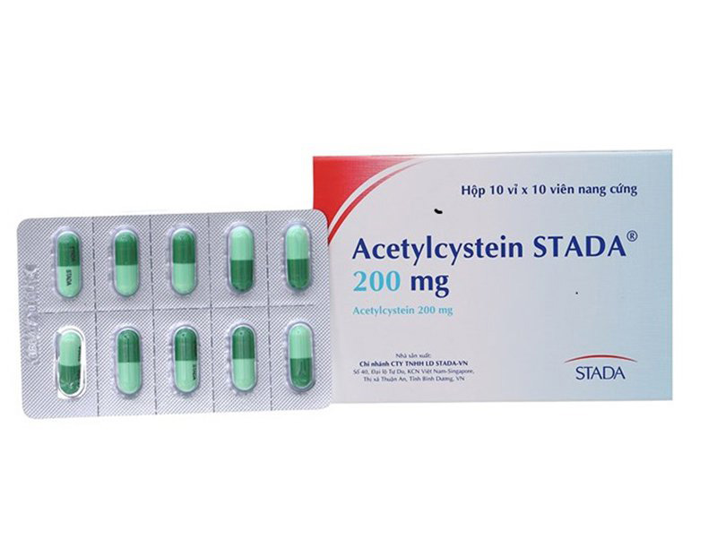 Acetylcystein là thuốc long đờm phổ biến và được sử dụng thường xuyên trong điều trị