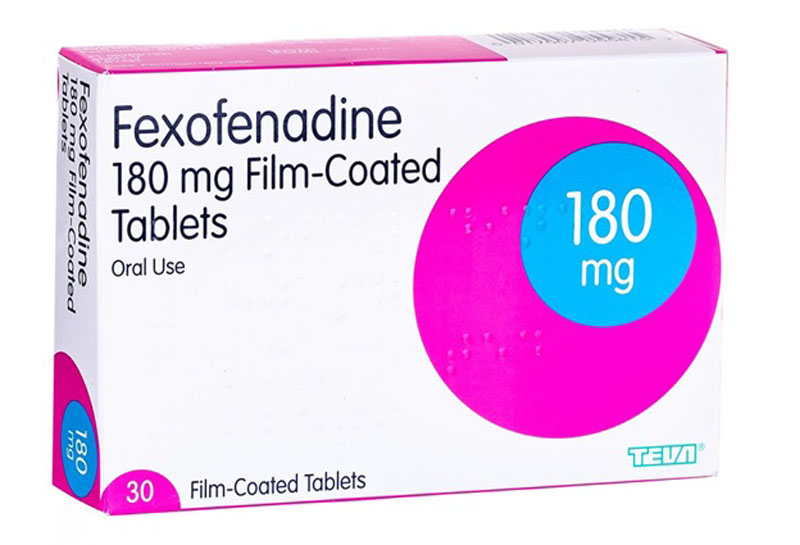 Thuốc trị nổi mề đay Fexofenadine