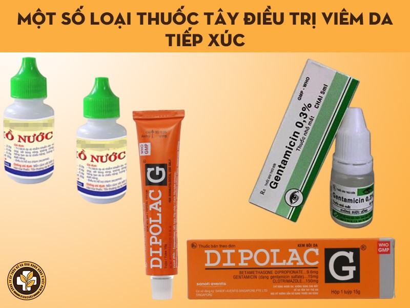 Một số thuốc bôi ngoài da điều trị viêm da tiếp xúc