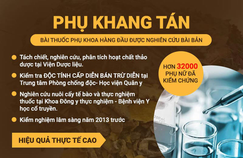 Phụ Khang Tán được nghiên cứu bài bản và khoa học