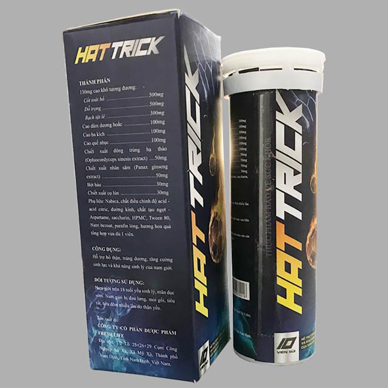 Thuốc trị rối loạn cương dương Hattrick Nano