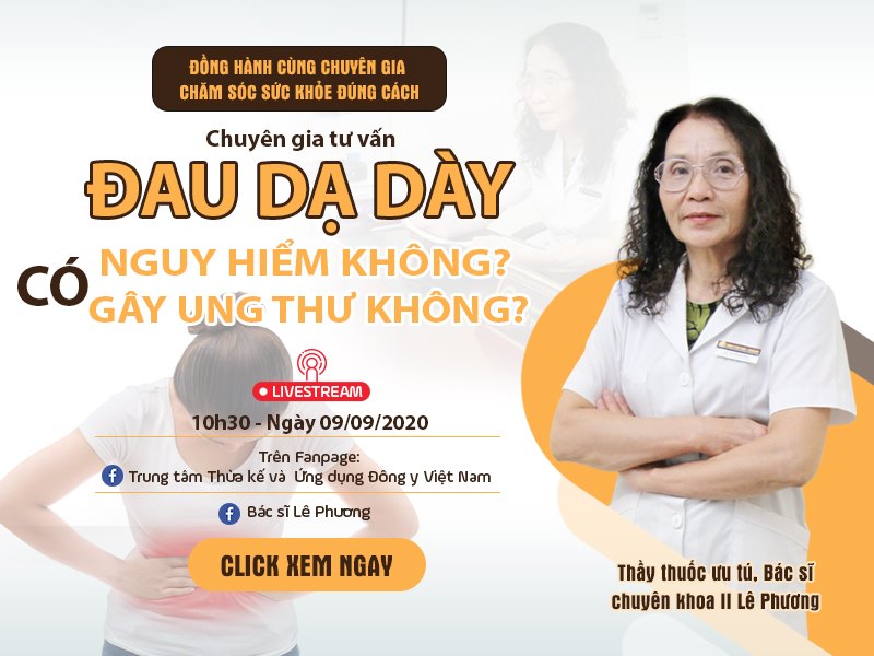 Tư vấn trực tuyến: ĐAU DẠ DÀY CÓ NGUY HIỂM KHÔNG, CÓ GÂY UNG THƯ KHÔNG