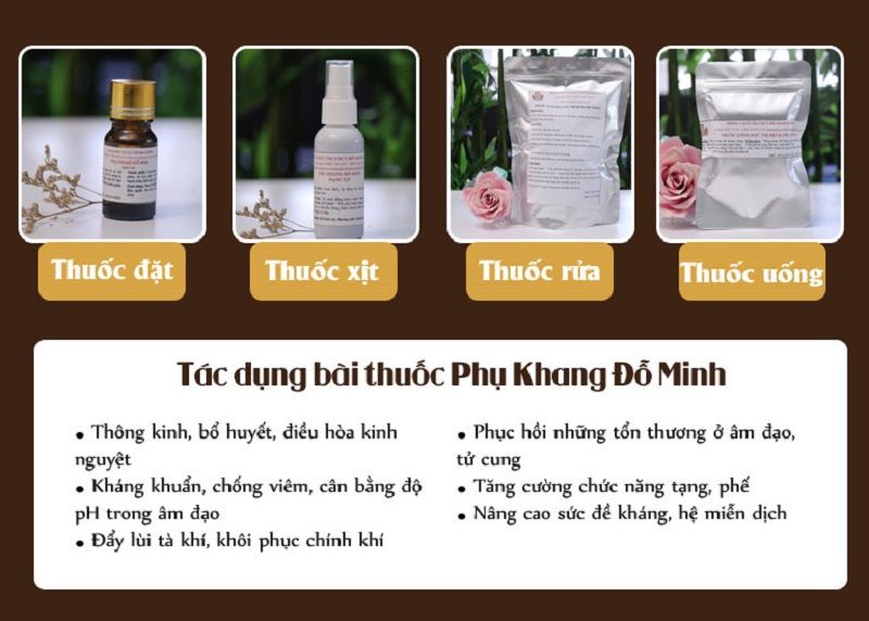 Liệu trình bài thuốc Phụ Khang Đỗ Minh chữa bệnh phụ khoa của Đỗ Minh Đường