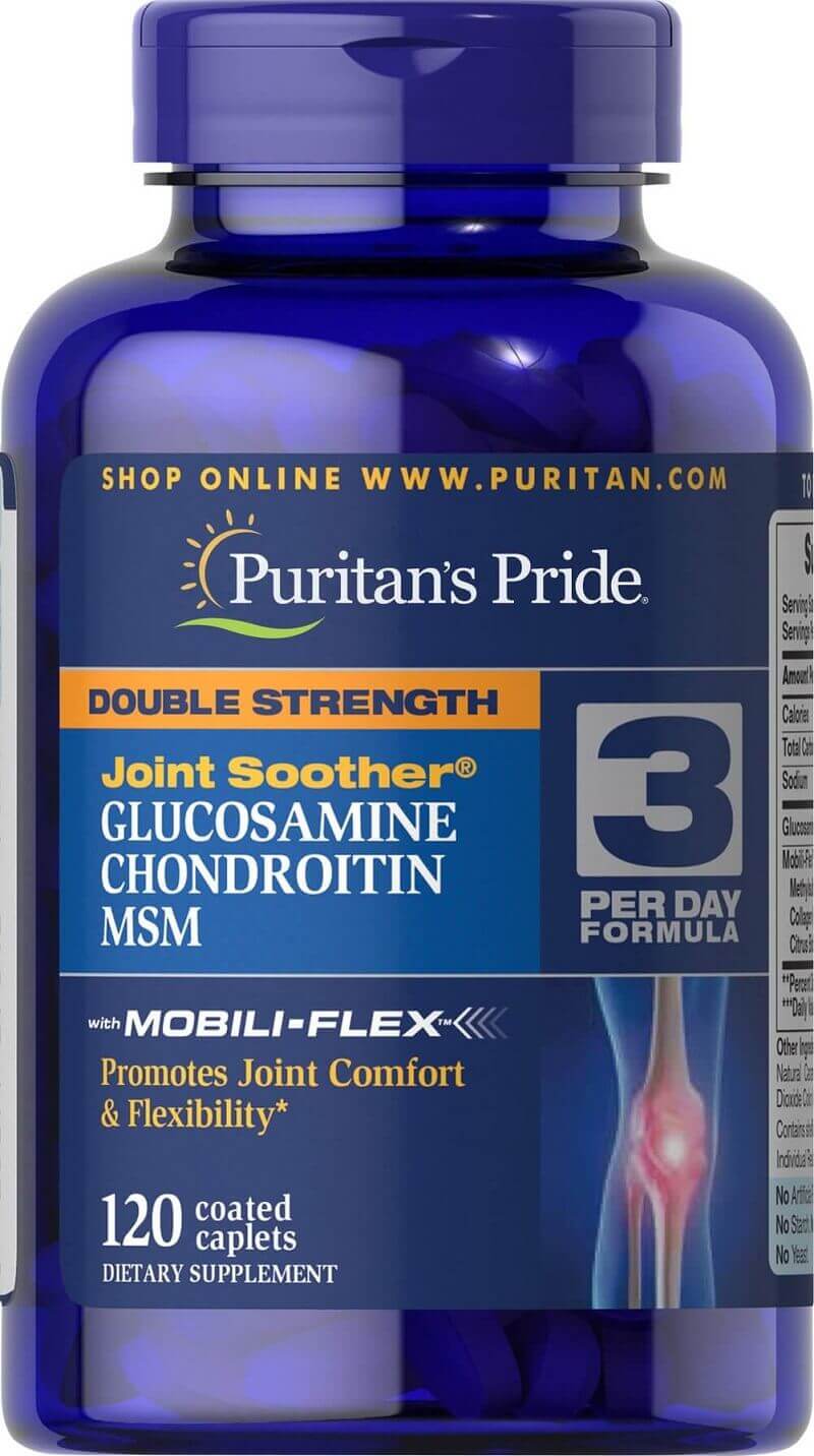 Glucosamine MSM Puritan's Pride hỗ trợ điều trị thoát vị đĩa đệm hỗ trợ điều trị thoát vị đĩa đệm