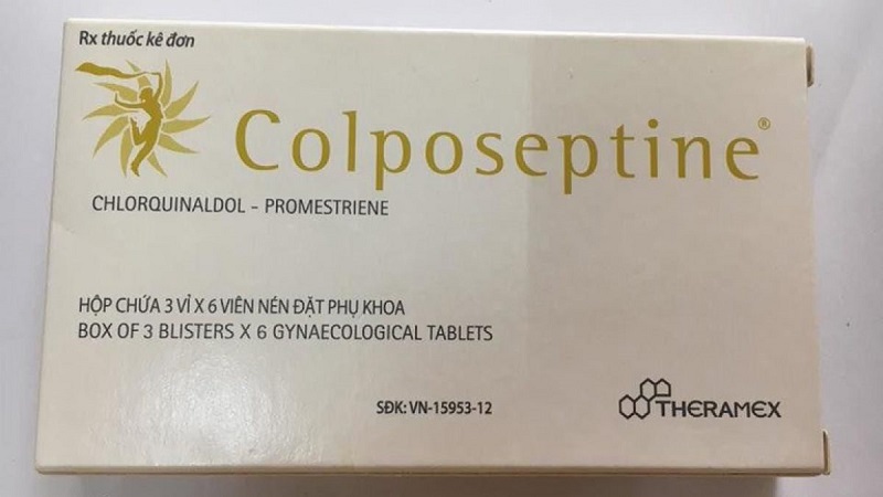 Viên đặt Chlorquinaldol chữa viêm nhiễm phụ khoa