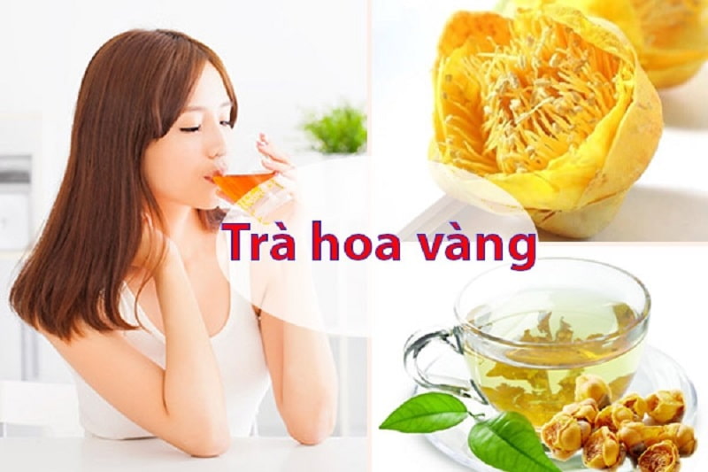 Uống trà hoa vàng giúp giảm căng thẳng, mệt mỏi