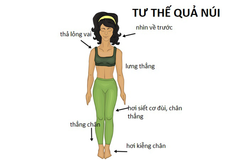 Tư thế núi (Tadasana) là tư thế cơ bản nhất