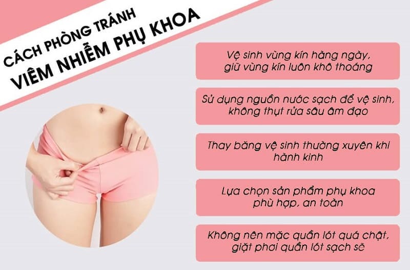 Cách phòng ngừa khi bị bệnh viêm âm đạo