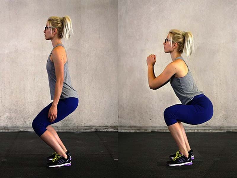 Những người bị thoái hóa có thể luyện bài tập squat với cường độ vừa phải