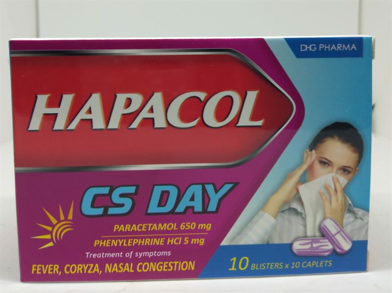 Hapacol CS Day là sản phẩm thuốc thuộc Công ty DHG Pharma