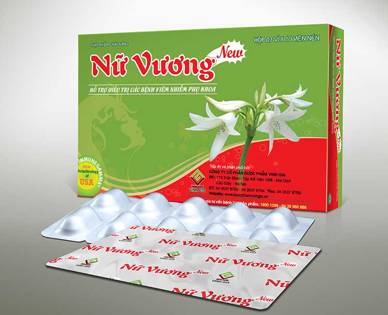 Nữ Vương New điều trị viêm lộ tuyến được bán tại khắp các hiệu thuốc trên toàn quốc