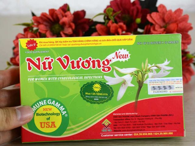 Thành phần chủ yếu của sản phẩm Nữ Vương New điều trị viêm lộ tuyến là thảo dược tự nhiên