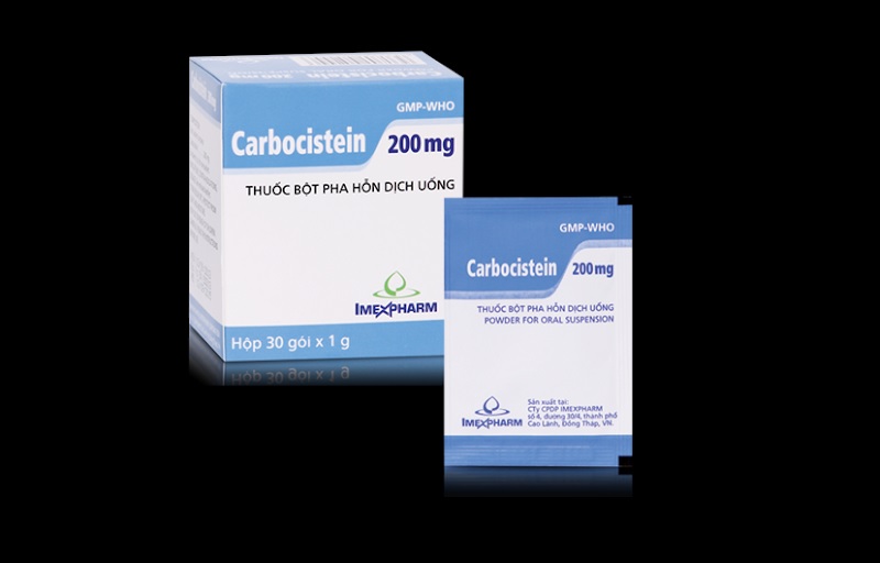 Carbocistein là thuốc trị ho có đờm hiệu quả nhờ khả năng cắt đứt liên kết giữa chuỗi peptide 