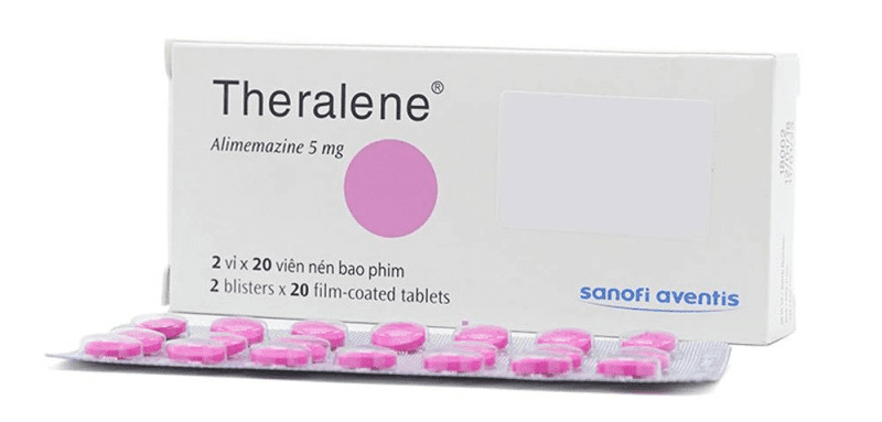 Thuốc trị ho Theralene điều trị hiệu quả triệu chứng ho khan nhiều về đêm