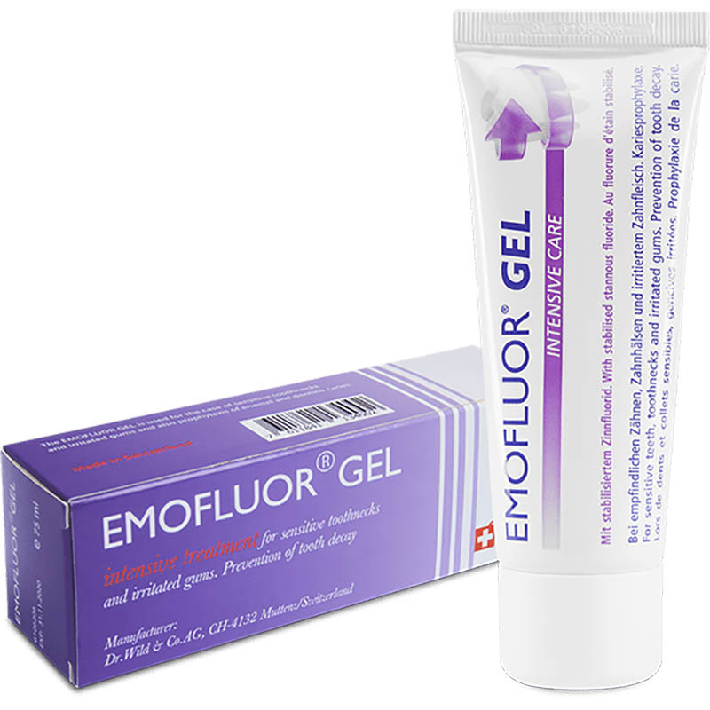 Gel trị nhiệt miệng Emofluor đặc trị mạnh chứng nhiệt miệng, mòn hở, ê buốt chân răng, viêm đau nhức lợi