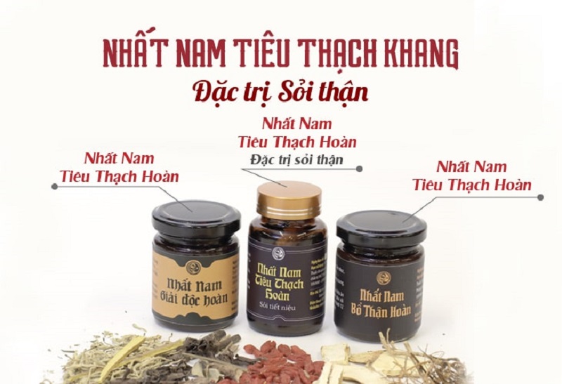 Bộ sản phẩm Nhất Nam Tiêu Thạch Khang đặc trị sỏi thận