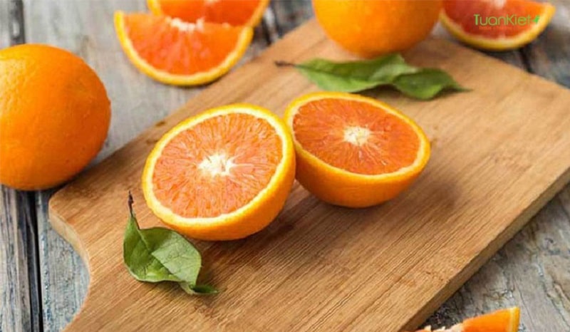 Cam rất giàu vitamin C tốt cho da nói chung