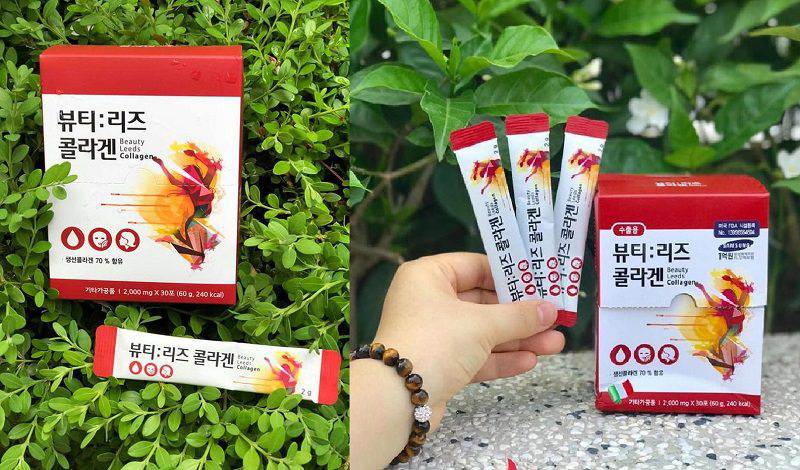 Sản phẩm collagen nhuỵ hoa nghệ tây Beauty Leeds