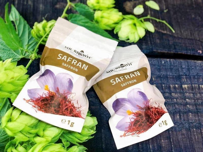 Thương hiệu Saffron Mr. Browm của Đức khá nổi tiếng tại Việt Nam