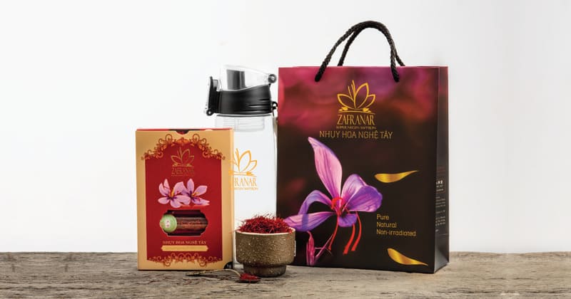 Nhụy hoa nghệ tây Zafranar có chứa các sợi Saffron Iran loại 1