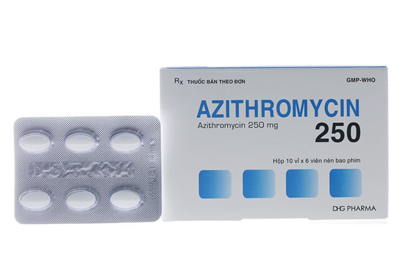 Azithromycin là kháng sinh trị viêm lợi thuộc nhóm macrolid