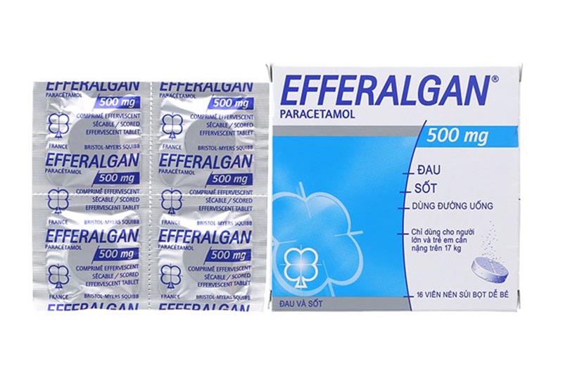 Efferalgan 500mg là viên sủi bọt của công ty Bristol Myers Squibb