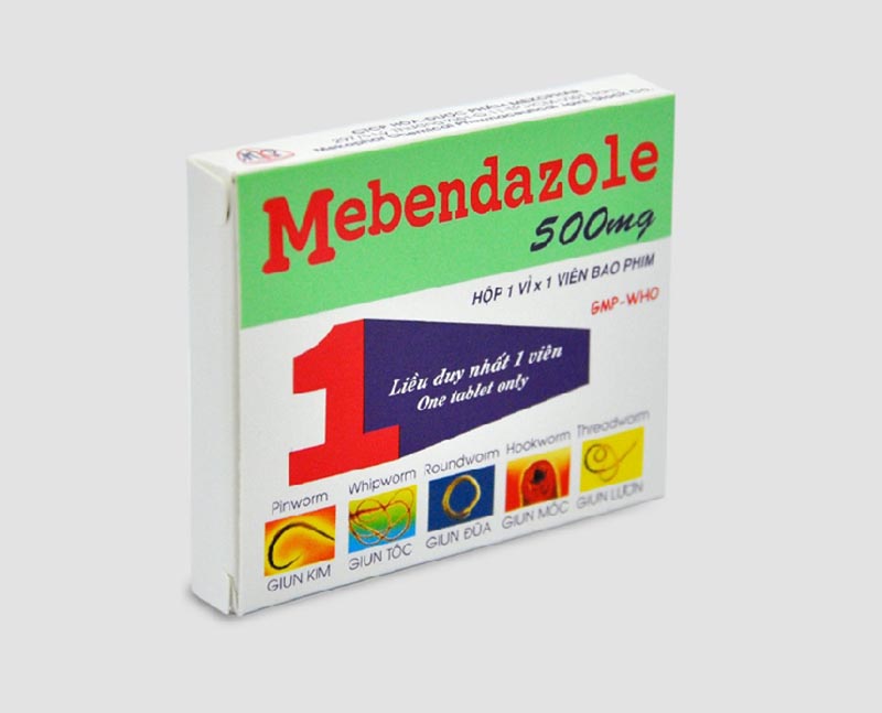 Thuốc tẩy giun Mebendazol cũng là một sản phẩm được ưa chuộng trên thị trường