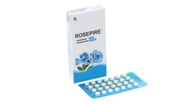 Rosepire là loại thuốc tránh thai hằng ngày thuộc nhóm thuốc Hormon nội tiết tố