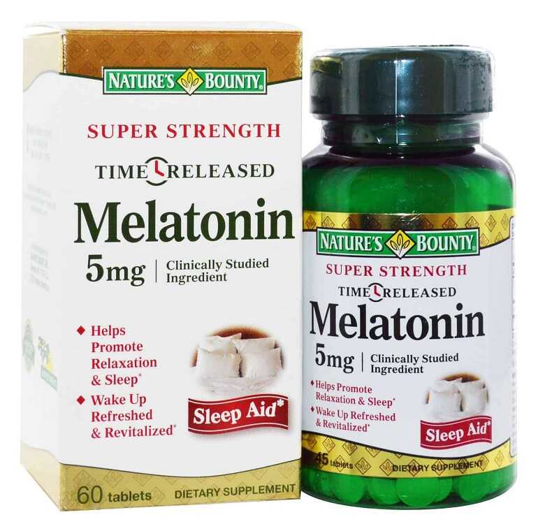 Thuốc trị mất ngủ Super strength melatonin của Mỹ