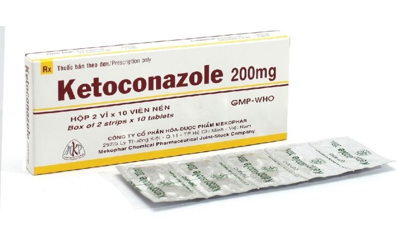 Viên uống trị nấm da Ketoconazol 200mg