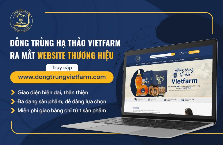 website đông trùng hạ thảo vietfarm