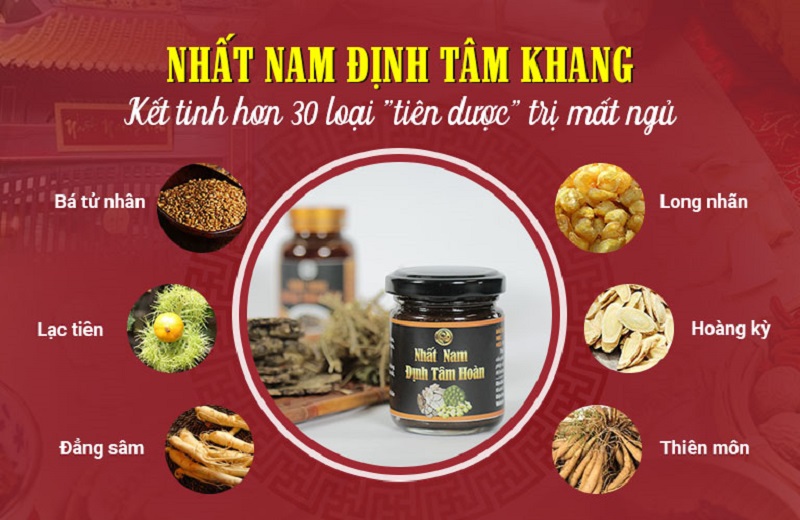 Những dược liệu chính dùng để bào chế Nhất Nam Định Tâm Khang