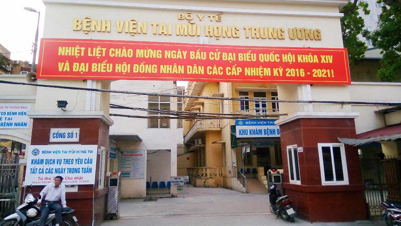 Viện Tai Mũi Họng là một trong những nơi chữa ho hiệu quả.