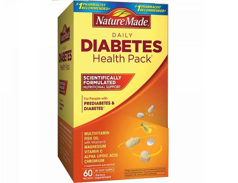 Thuốc trị tiểu đường của Mỹ Nature Made Diabetes Health Pack