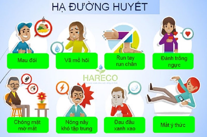 Các triệu chứng hạ đường huyết ở người bình thường