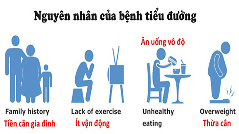 Những nguyên nhân phổ biến làm tăng nguy cơ mắc bệnh tiểu đường tuýp 1