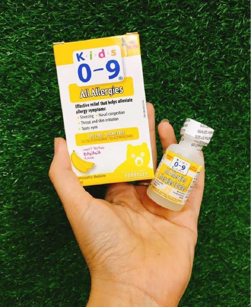 Siro Kids Allergy là thuốc trị ho sổ mũi cho trẻ em từ 0-9 tuổi