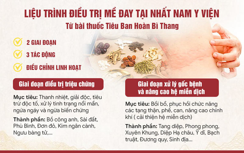 Phác đồ điều trị với Tiêu Ban Hoàn Bì Thang