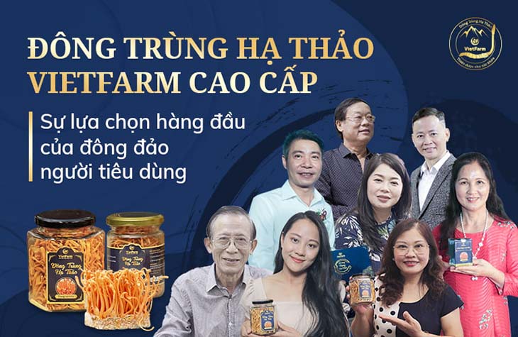 Các nghệ sĩ Việt tin tưởng vào chất lượng đông trùng hạ thảo Vietfarm