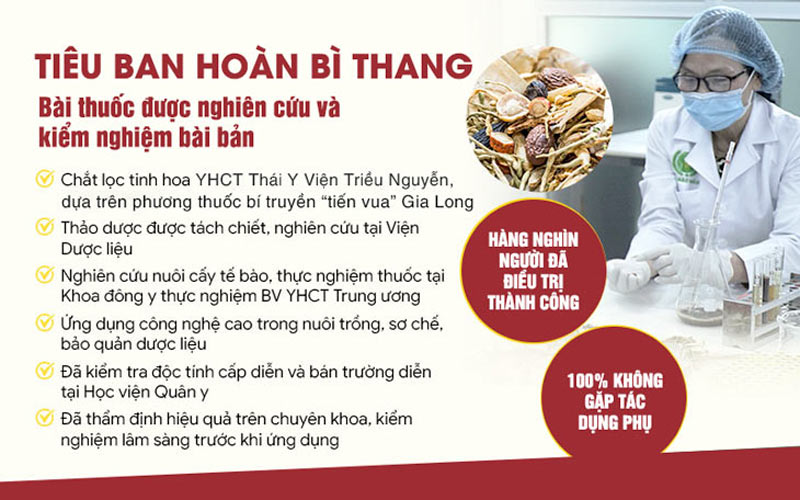 Bài thuốc Tiêu ban hoàn bì thang được kiểm nghiệm, nghiên cứu bài bản