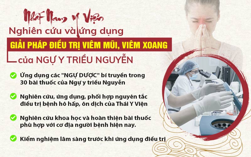 Tiêu xoang linh dược thang kế thừa tinh hoa y học cổ truyền triều Nguyễn