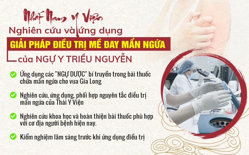 Nhất Nam Y Viện nghiên cứu giải pháp điều trị mề đay từ Thái y viện triều Nguyễn