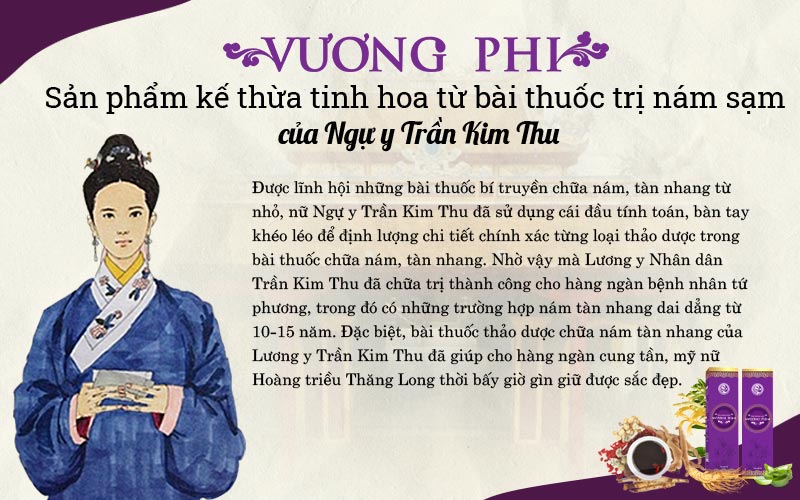 Tiền thân của Vương Phi là bài thuốc dưỡng nhan của ngự y Trần Kim Thu