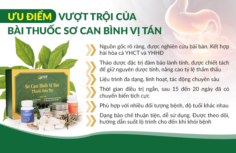 Tổng hợp 1 số ưu điểm của bài thuốc